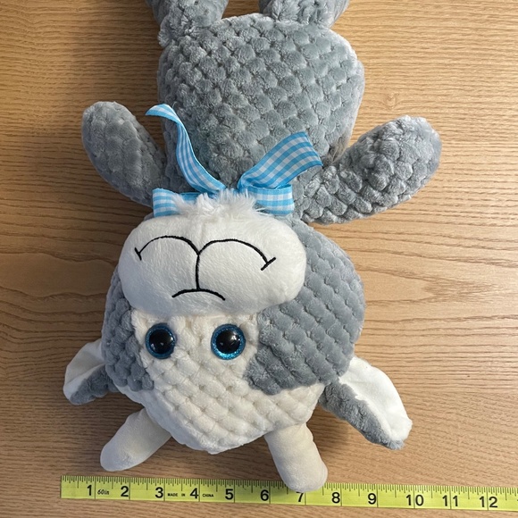 Kellytoy Billy Goat Plush Ram Waffle Quilted Texture Bow Tie Stuffed Animal 16" - Picture 10 of 10